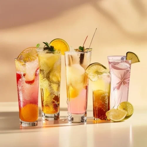 Sparkling Fruit Mocktail Mixers